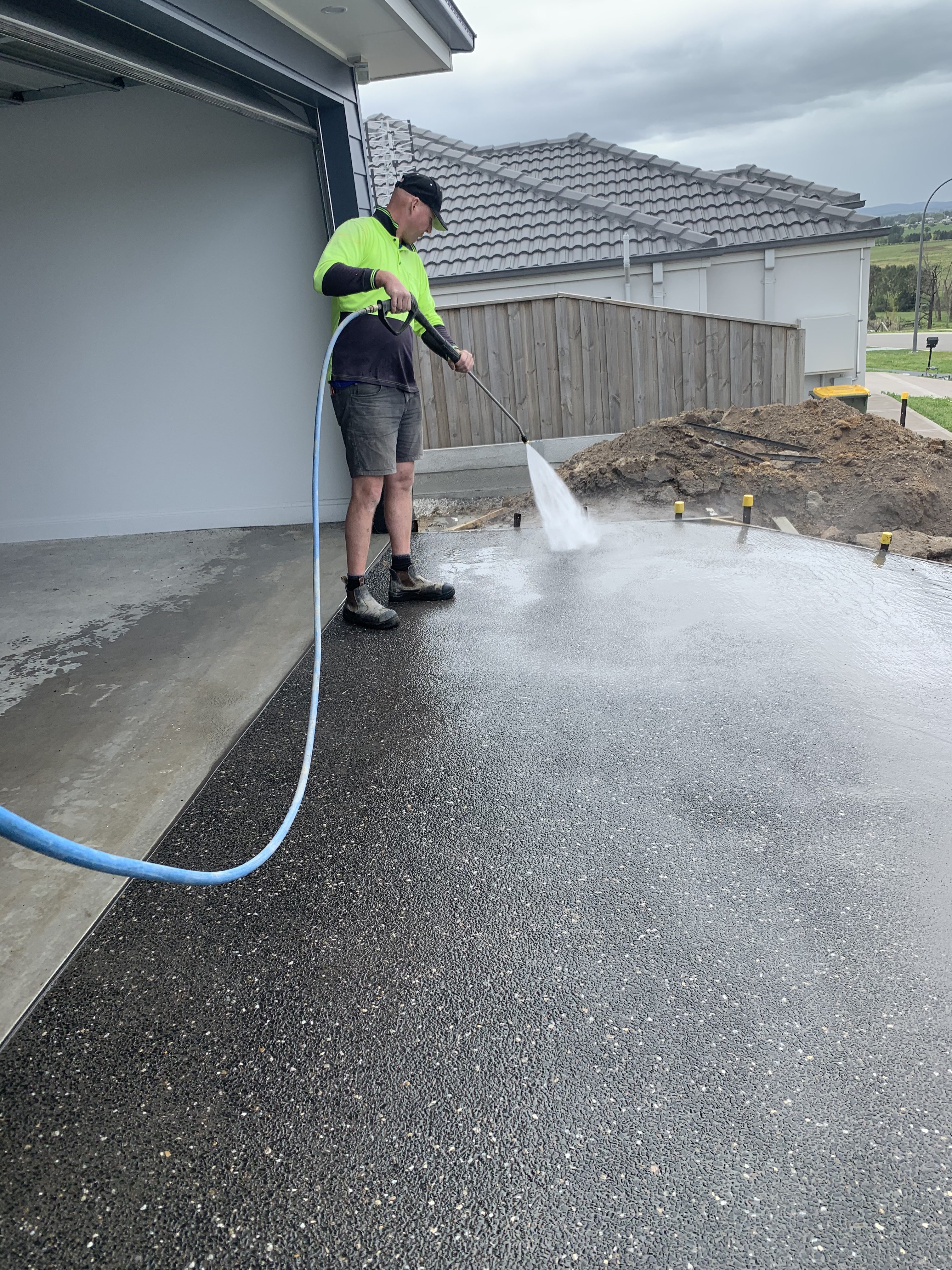 Exposed Aggregate Driveway