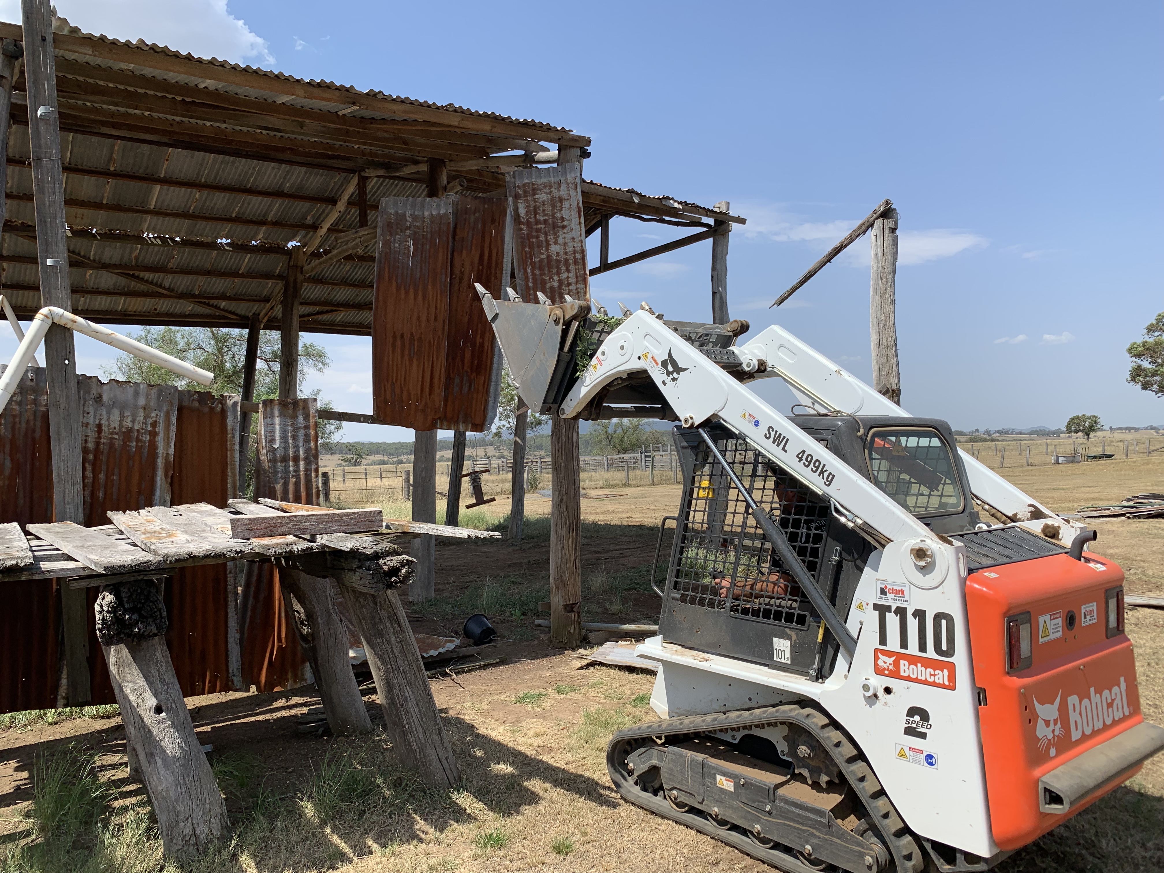 Demolition Of An Old Shed