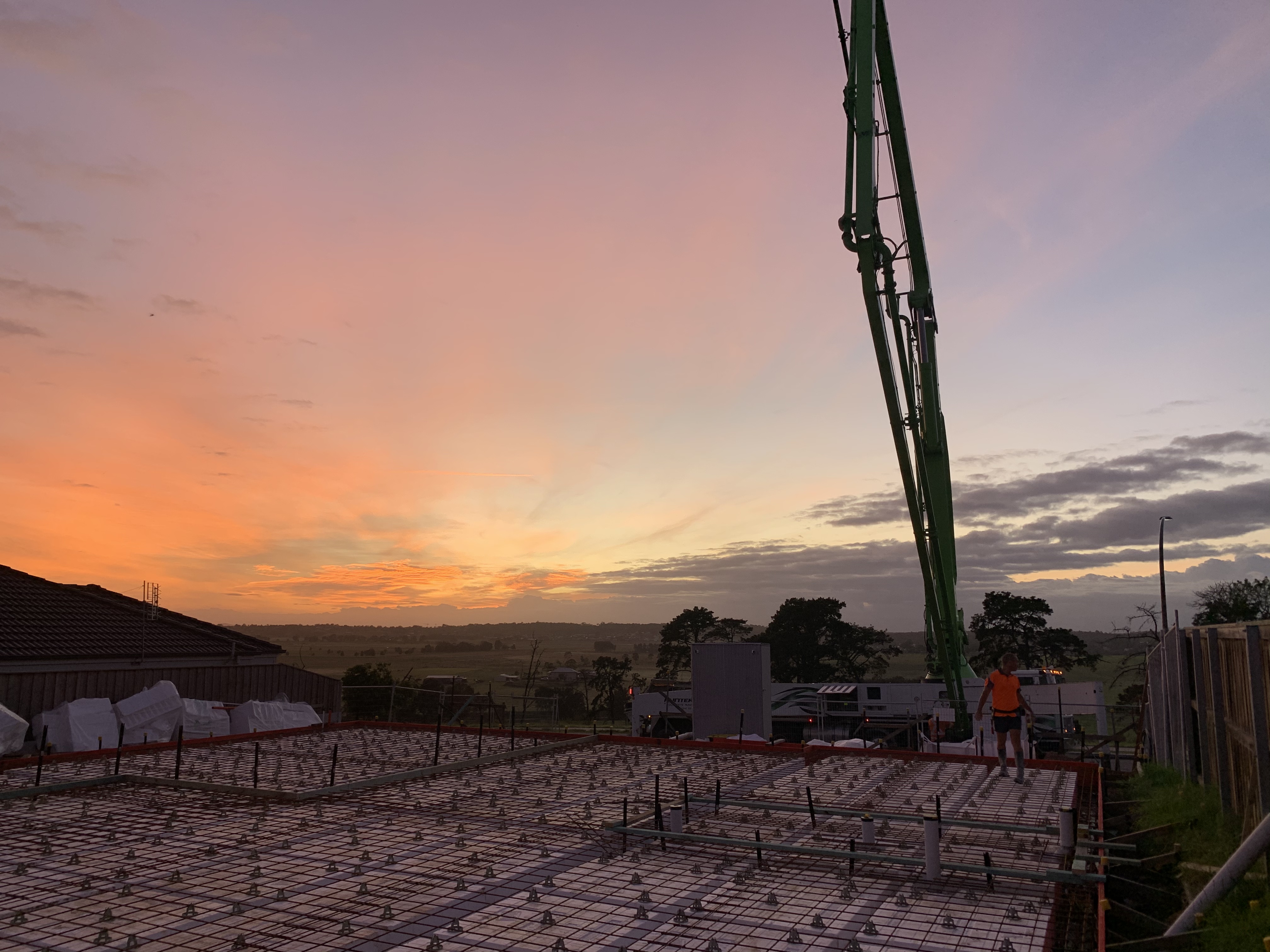 Slab Pour With A View